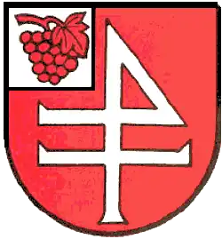 Vierkopfschaft (linksgewandt) mit Mittelstrebe (Grantschen)