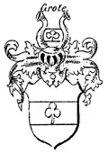 Wappen des Hinrik Grote in Siebmachers Wappenbuch