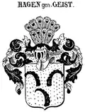 Wappen derer von Hagen gen. Geist (Siebmacher (1880))