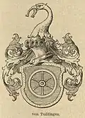 Wappen der Herren von Tusslingen, identisch mit jenem der Kolman
