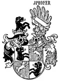 Wappen der Iphofer von Iphofersthal von 1518 in Siebmachers Wappenbuch