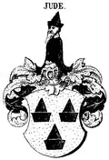 Wappen derer von Jude in Siebmachers Wappenbuch (klevische Tingierung)
