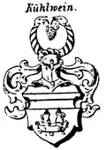 Bürgerliches Wappen der Kühlwein bei Johann Siebmacher (1857)