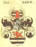 Wappen der Katzmann in Johann Siebmachers Wappenbuch (1605)