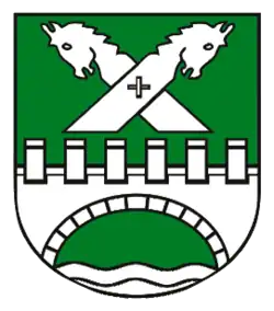 Das Wappen des Fleckens Langwedel