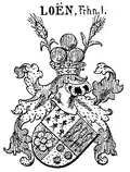 Wapen der Freiherren von Loën I. in Siebmachers Wappenbuch