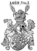 Wapen der Freiherren von Loën II. in Siebmachers Wappenbuch