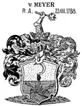 Wappen derer von Meyer in Siebmachers Wappenbuch