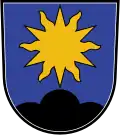 Mittagssonne im Wappen von Nüziders