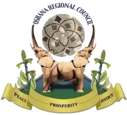 Wappen der Region Oshana