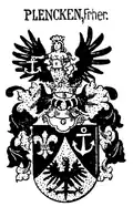 Wappen der Freiherren von Plencken in Siebmachers Wappenbuch