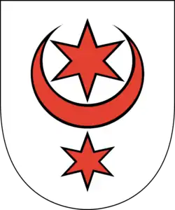 Das Wappen der preußischen Provinz Halle-Merseburg.