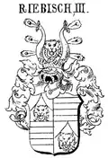 Wappenvariante derer von Riebisch in Siebmachers Wappenbuch