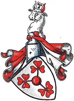 Wappen derer von Rodenberg im Wappenbuch des Westfälischen Adels