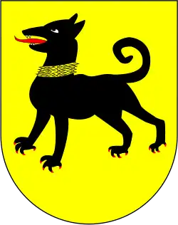Das Wappen der Grafen von Toggenburg nach 1308