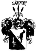 Wappen derer von Vippach bei Siebmacher (1787)