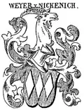 Wappen der Weiher zu Nichenich bei Johann Siebmacher