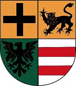 Das Wappen des Landkreises bis 1994