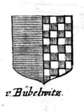 Wappenschild derer von Bübelwitz/Bubelwitz