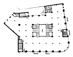 Grundriss des ersten Stockwerks