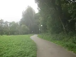 Ende der Stangenreihe.