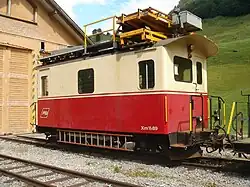 Fahrleitungsmontagewagen Xm 1/2 89 im Jahr 2007 in Wasserauen