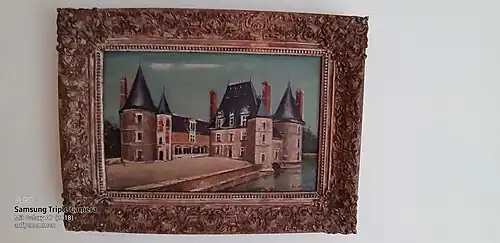 Wasserschloss in Frankreich