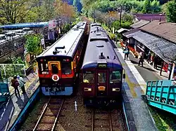 Zugkreuzung in Gōdo