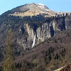 Wasserfall an der Milibachfluh