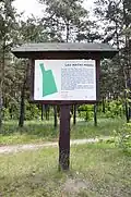 Informationstafel zur Geschichte des Waldparks „Las Matki Mojej“