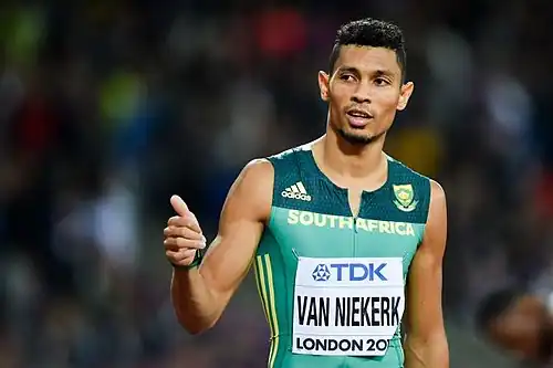 Wayde van Niekerk, der diese Disziplin von 2015 bis 2017 dominiert hatte, belegte Rang&nbsp;fünf