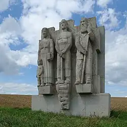 Adolf Bidlingmaier: Lebensalter, Muschelkalkrelief, 1939