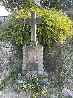 Wegekreuz ' O Maria hilf ' in Sülze