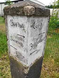 Graupa, Bonnewitzer Str./ Zaschendorfer Str.