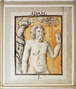 Deckenteil Hauptschiff