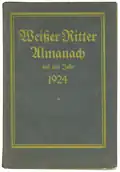 Titel des Almanachs des Weißen Ritters, 1924