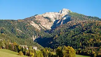 Weißhorn mit Bletterbachschlucht