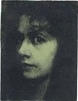 Weiblicher Studienkopf (1896)