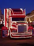 Reinen Werbezwecken dienender „Weihnachtstruck“ der Coca-Cola Company