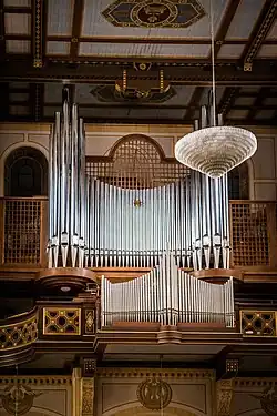Orgelprospekt der Orgel in St. Laurentius Weinheim
