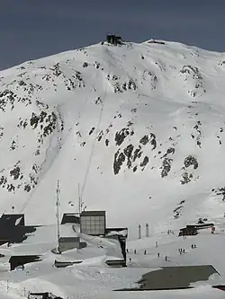 Weissflue aufgenommen vom Weissfluhjoch.