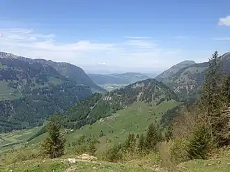 Wellenberg (Sicht nach Norden)