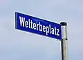 Straßenschild