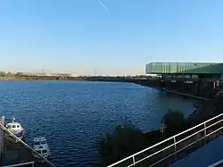 Wendebecken und Stahlverladestelle