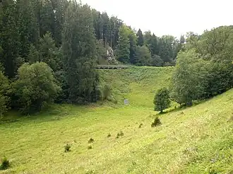 Die Wentalsperre im Sommer