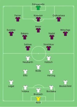 Aufstellung Werder Bremen gegen FC Barcelona