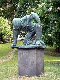 Denkmal Weftarbeiter im Prinzengarten (Walter Rössler, 1959)