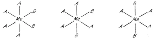 Isomerenanzahl bei planarer Koordination
