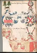 Wappen im Wernigeroder Wappenbuch, 15.&nbsp;Jahrhundert