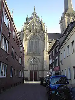 Nordgiebel Blick von der Steinstraße